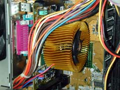 CPU & Adapter & Cooler in CASE